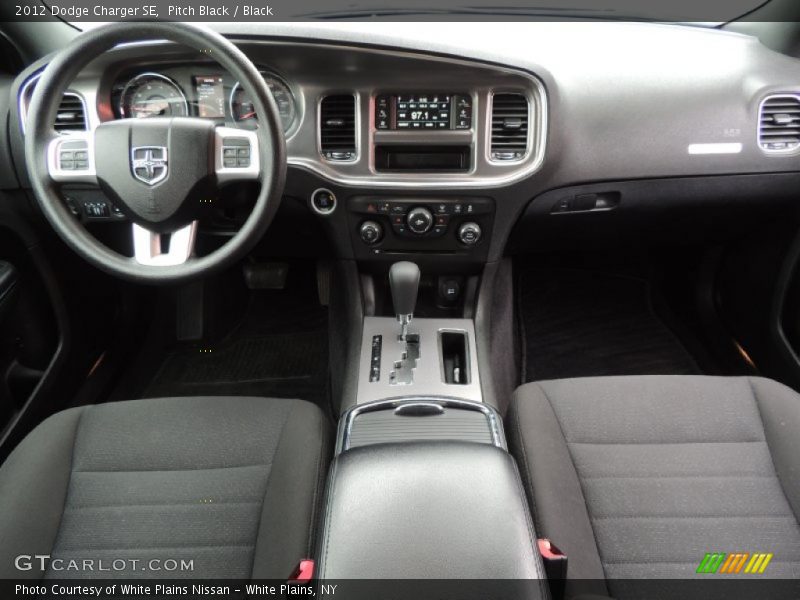 Pitch Black / Black 2012 Dodge Charger SE