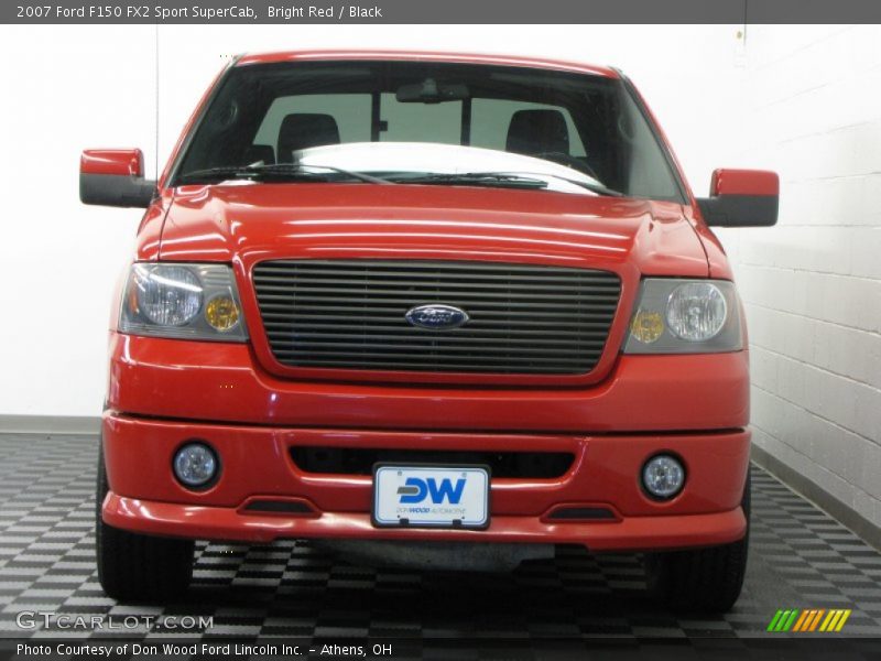 Bright Red / Black 2007 Ford F150 FX2 Sport SuperCab