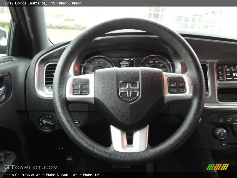 Pitch Black / Black 2012 Dodge Charger SE