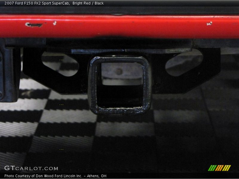 Bright Red / Black 2007 Ford F150 FX2 Sport SuperCab