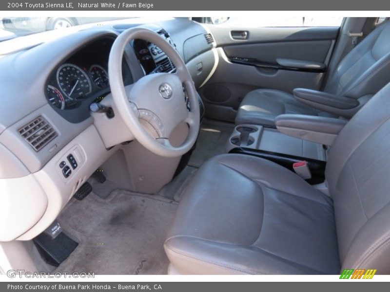 Natural White / Fawn Beige 2004 Toyota Sienna LE