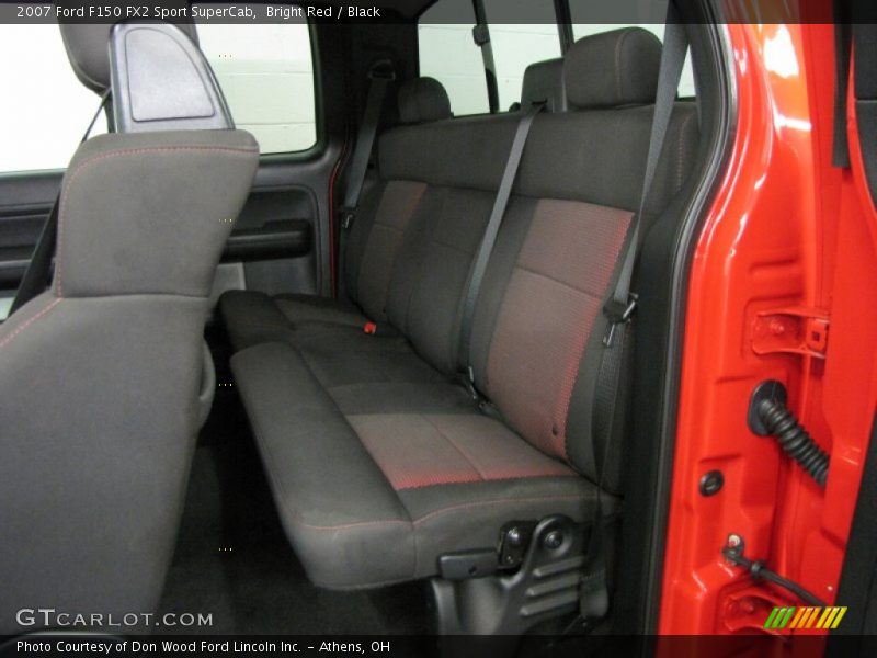Bright Red / Black 2007 Ford F150 FX2 Sport SuperCab