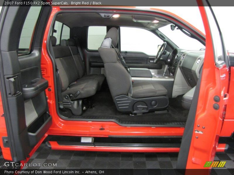 Bright Red / Black 2007 Ford F150 FX2 Sport SuperCab