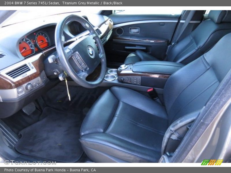  2004 7 Series 745Li Sedan Black/Black Interior