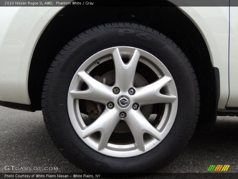 Phantom White / Gray 2010 Nissan Rogue SL AWD