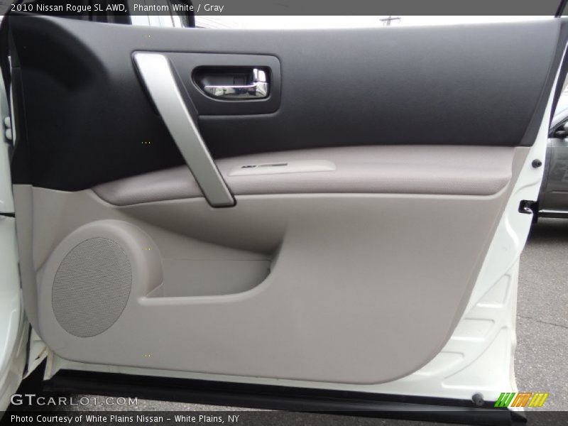 Phantom White / Gray 2010 Nissan Rogue SL AWD