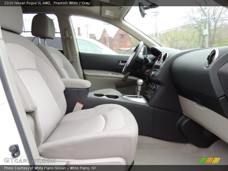 Phantom White / Gray 2010 Nissan Rogue SL AWD