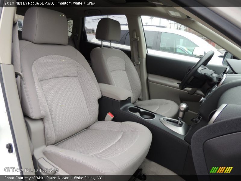 Phantom White / Gray 2010 Nissan Rogue SL AWD
