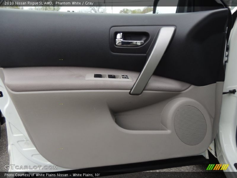 Phantom White / Gray 2010 Nissan Rogue SL AWD