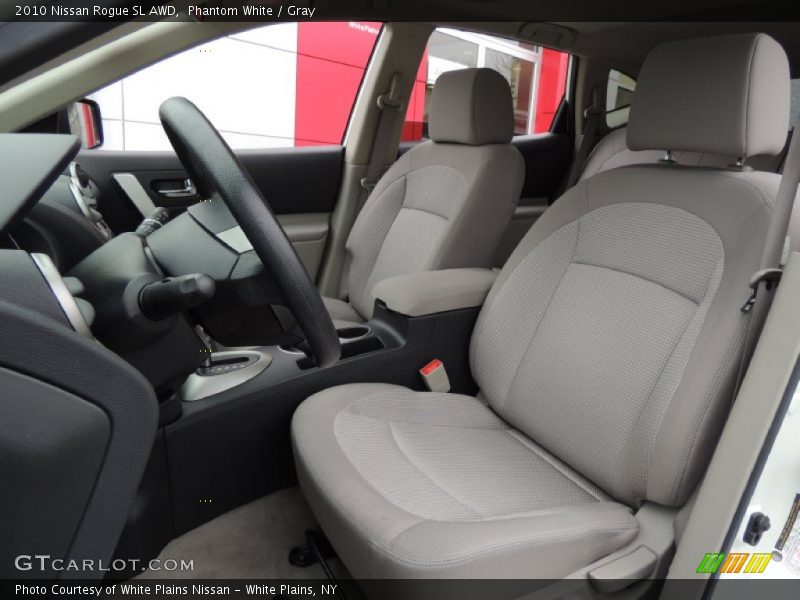 Phantom White / Gray 2010 Nissan Rogue SL AWD