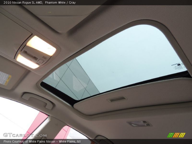 Phantom White / Gray 2010 Nissan Rogue SL AWD