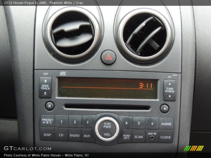 Phantom White / Gray 2010 Nissan Rogue SL AWD