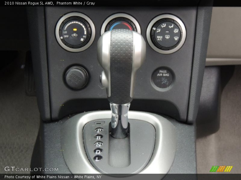 Phantom White / Gray 2010 Nissan Rogue SL AWD
