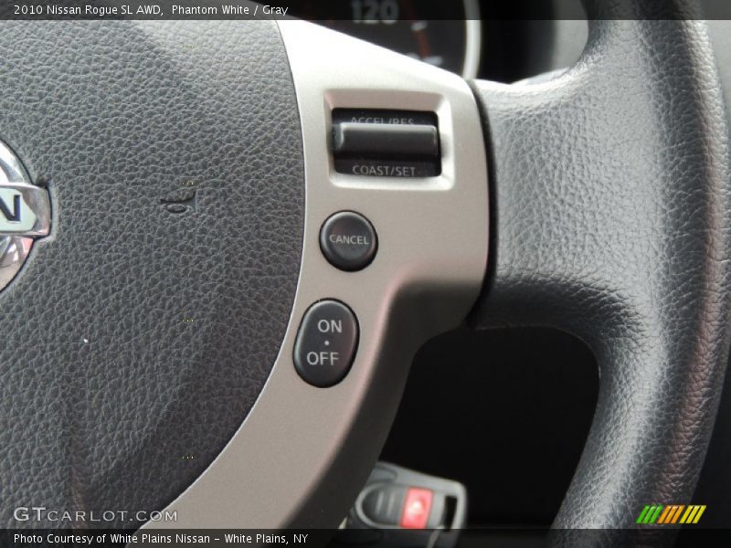 Phantom White / Gray 2010 Nissan Rogue SL AWD