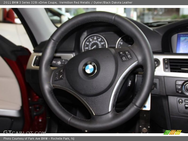 Vermillion Red Metallic / Oyster/Black Dakota Leather 2011 BMW 3 Series 328i xDrive Coupe