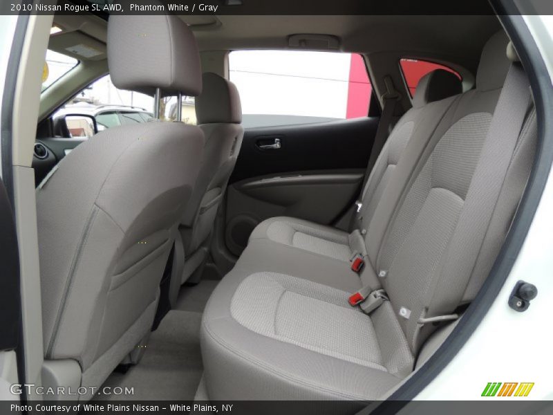 Phantom White / Gray 2010 Nissan Rogue SL AWD