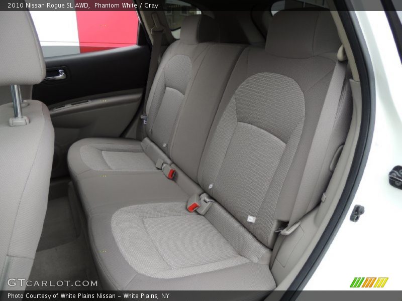 Phantom White / Gray 2010 Nissan Rogue SL AWD