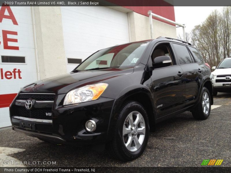 Black / Sand Beige 2009 Toyota RAV4 Limited V6 4WD