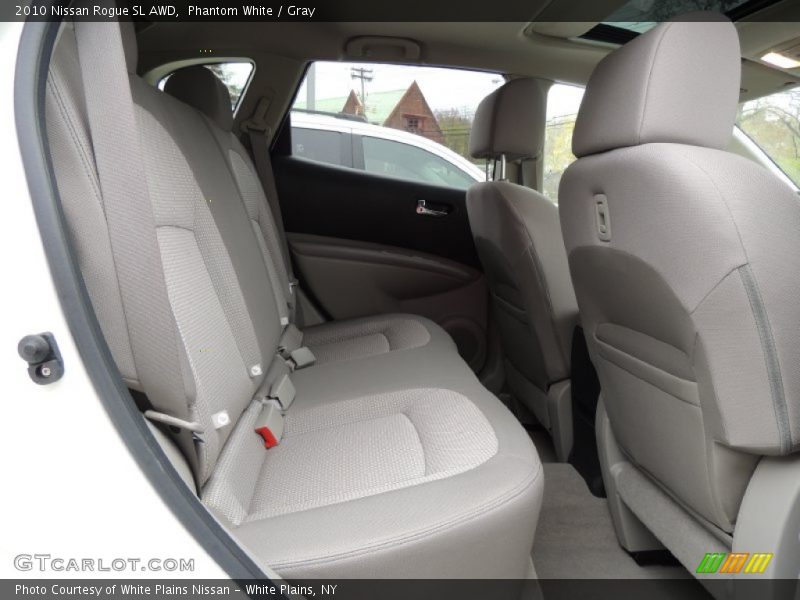 Phantom White / Gray 2010 Nissan Rogue SL AWD