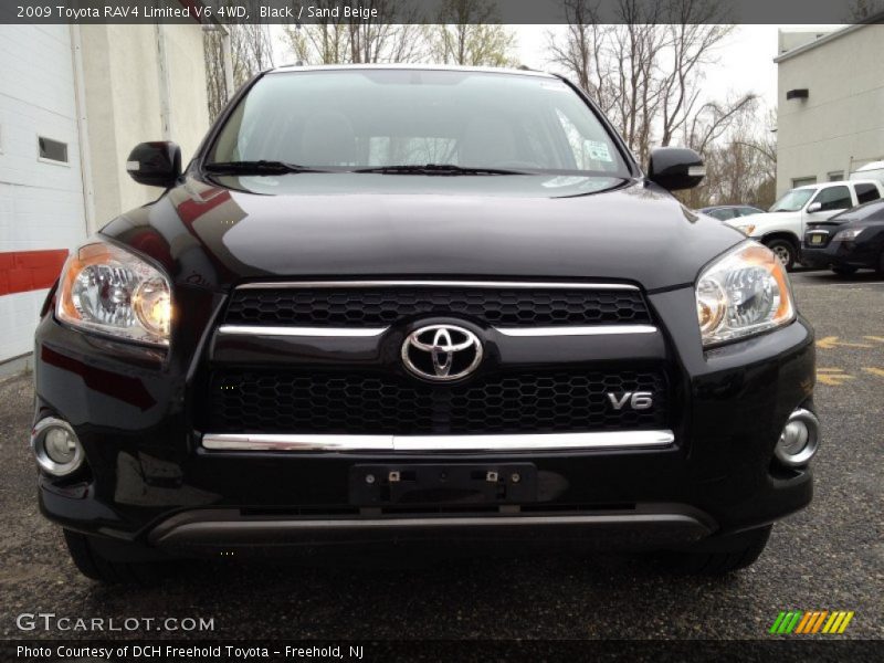 Black / Sand Beige 2009 Toyota RAV4 Limited V6 4WD