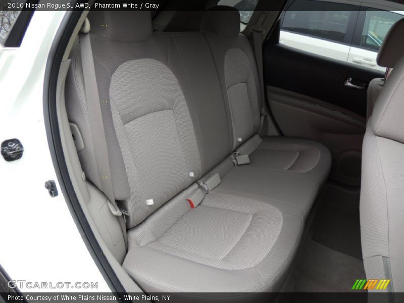Phantom White / Gray 2010 Nissan Rogue SL AWD