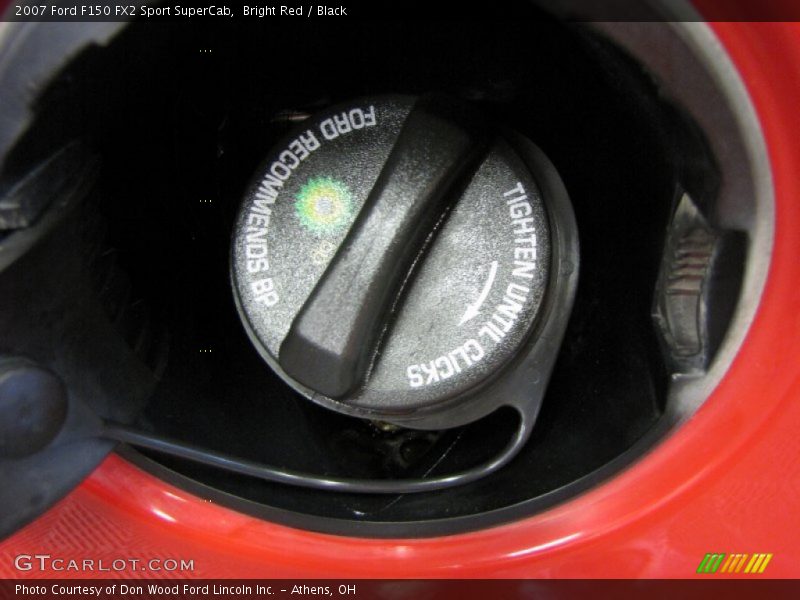 Bright Red / Black 2007 Ford F150 FX2 Sport SuperCab