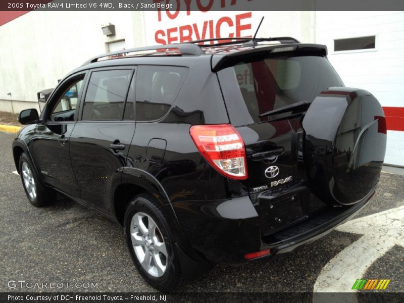Black / Sand Beige 2009 Toyota RAV4 Limited V6 4WD
