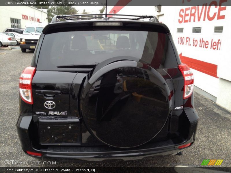 Black / Sand Beige 2009 Toyota RAV4 Limited V6 4WD