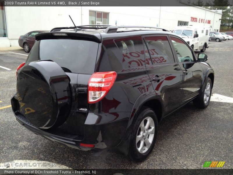 Black / Sand Beige 2009 Toyota RAV4 Limited V6 4WD