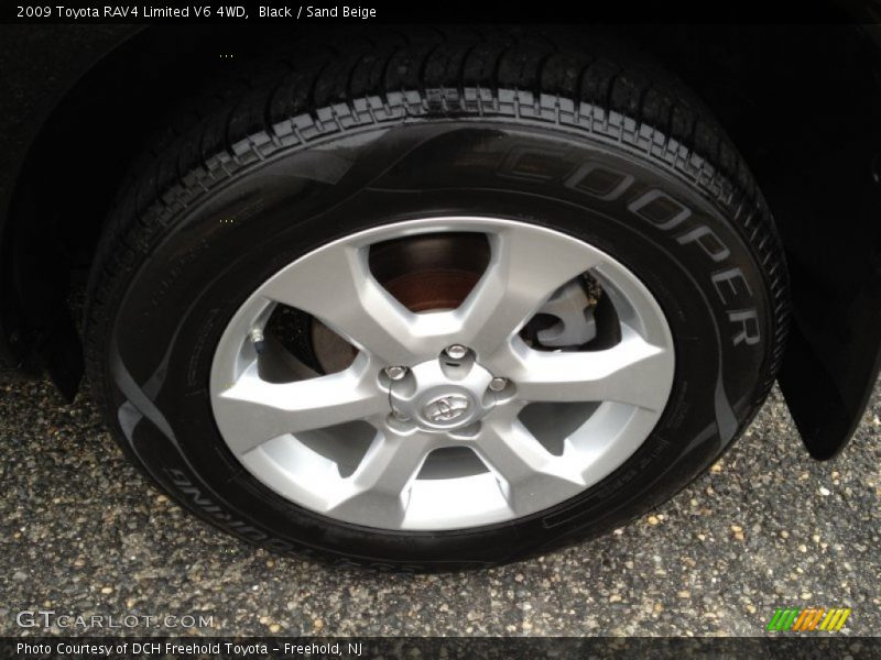Black / Sand Beige 2009 Toyota RAV4 Limited V6 4WD