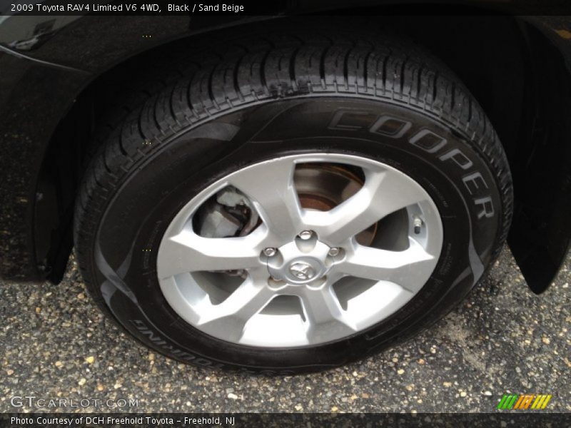 Black / Sand Beige 2009 Toyota RAV4 Limited V6 4WD
