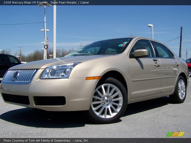 Dune Pearl Metallic / Camel 2006 Mercury Milan V6 Premier