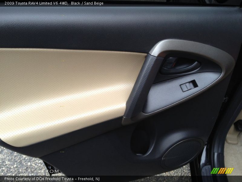 Black / Sand Beige 2009 Toyota RAV4 Limited V6 4WD