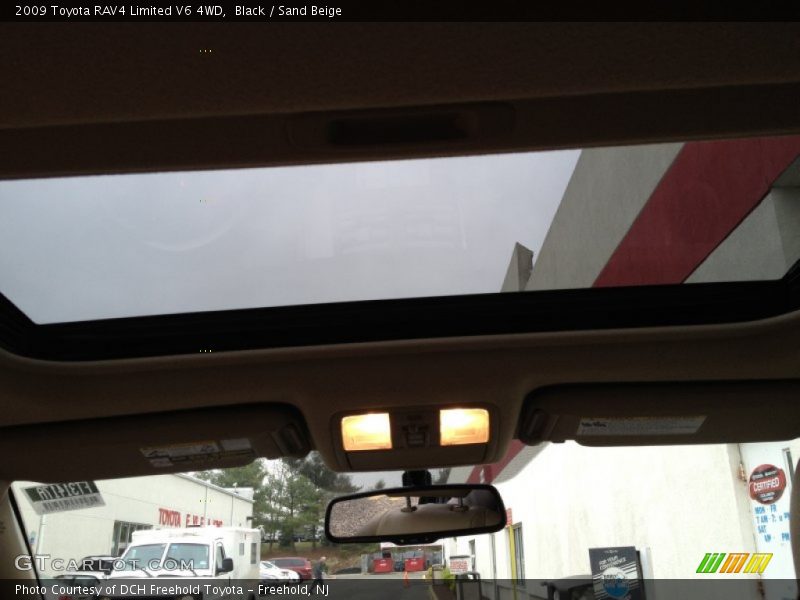 Black / Sand Beige 2009 Toyota RAV4 Limited V6 4WD