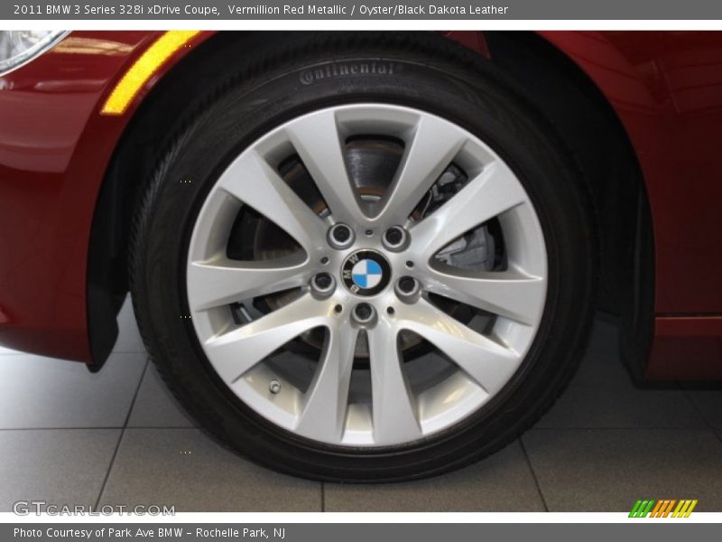 Vermillion Red Metallic / Oyster/Black Dakota Leather 2011 BMW 3 Series 328i xDrive Coupe