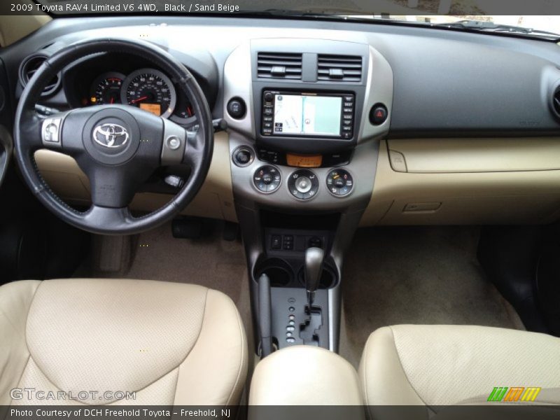 Black / Sand Beige 2009 Toyota RAV4 Limited V6 4WD