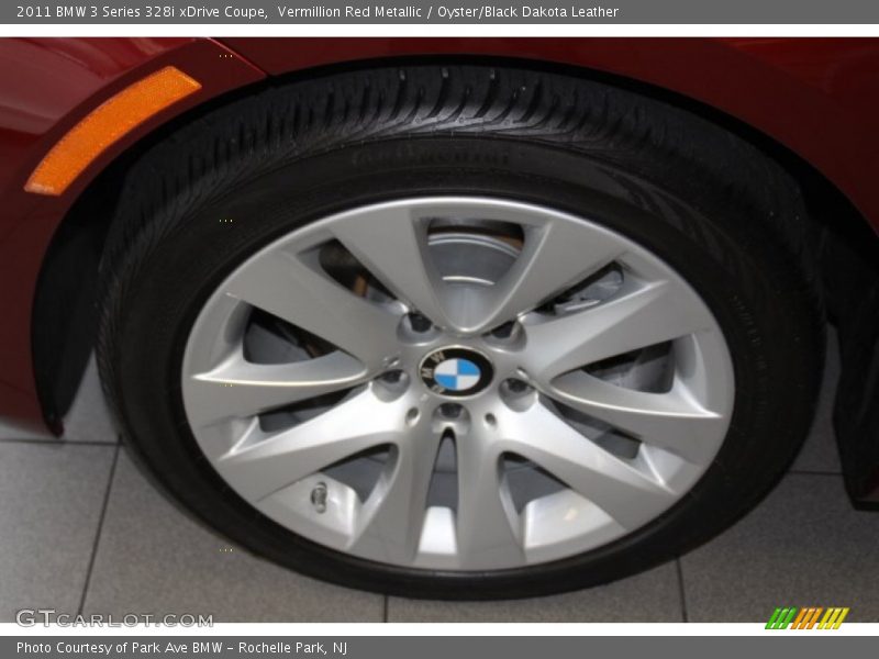 Vermillion Red Metallic / Oyster/Black Dakota Leather 2011 BMW 3 Series 328i xDrive Coupe