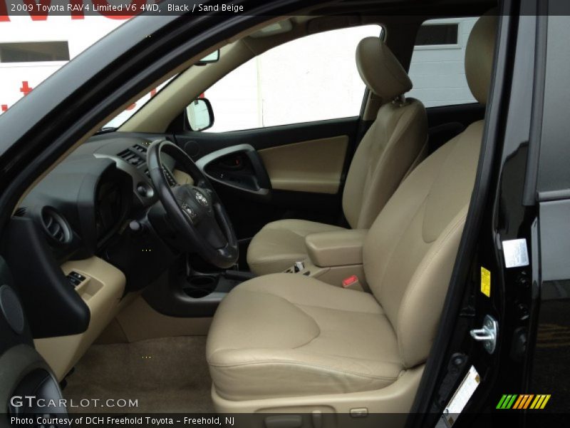 Black / Sand Beige 2009 Toyota RAV4 Limited V6 4WD