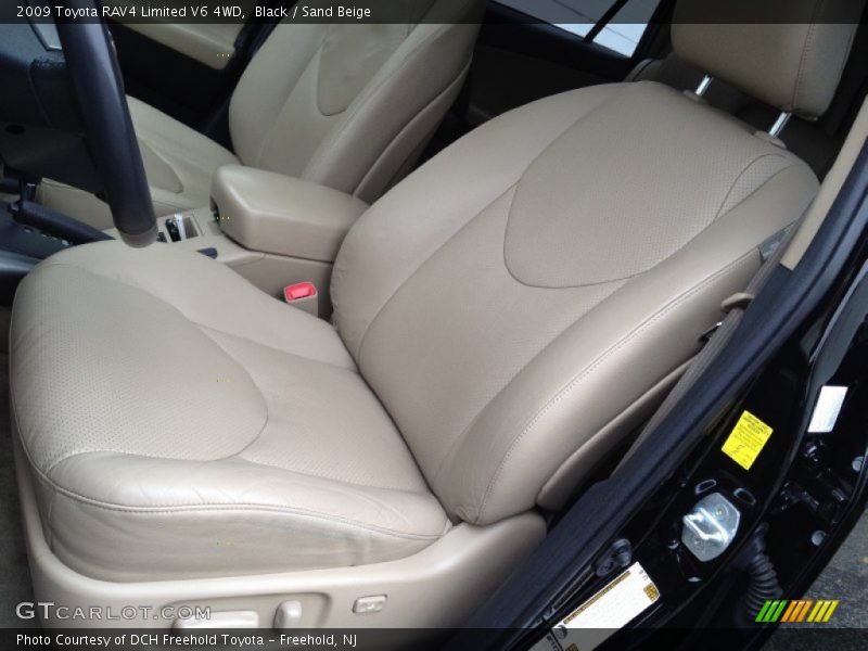Black / Sand Beige 2009 Toyota RAV4 Limited V6 4WD