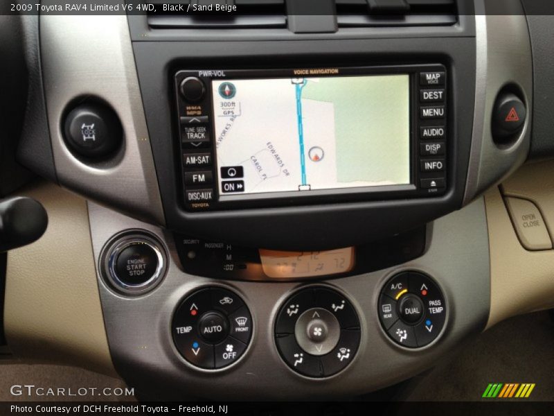 Black / Sand Beige 2009 Toyota RAV4 Limited V6 4WD