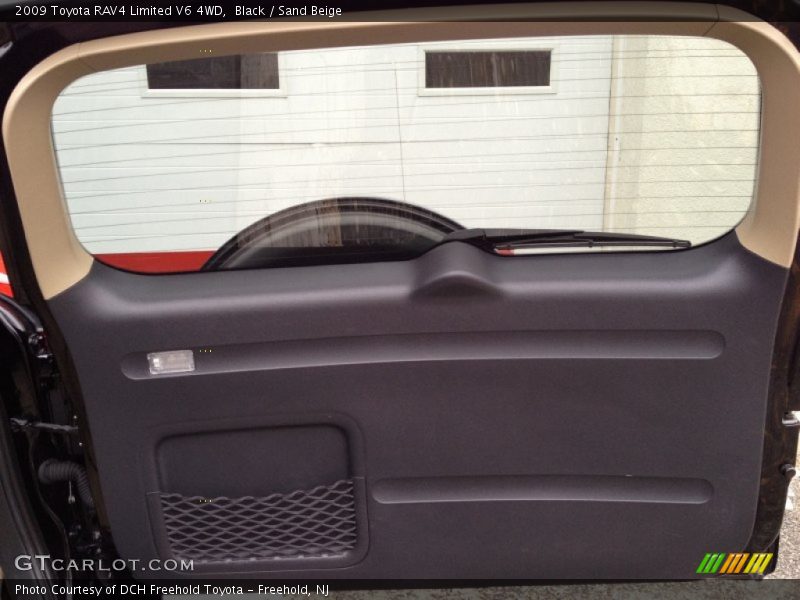 Black / Sand Beige 2009 Toyota RAV4 Limited V6 4WD