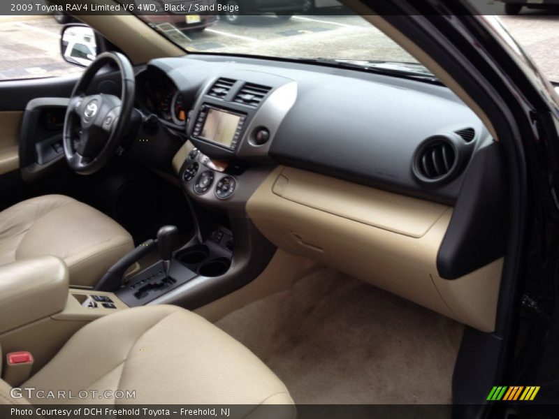 Black / Sand Beige 2009 Toyota RAV4 Limited V6 4WD