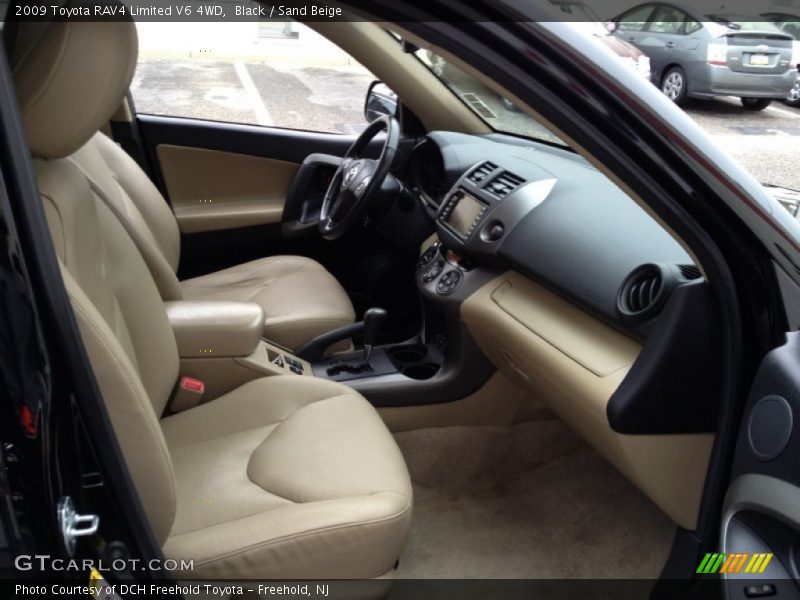 Black / Sand Beige 2009 Toyota RAV4 Limited V6 4WD