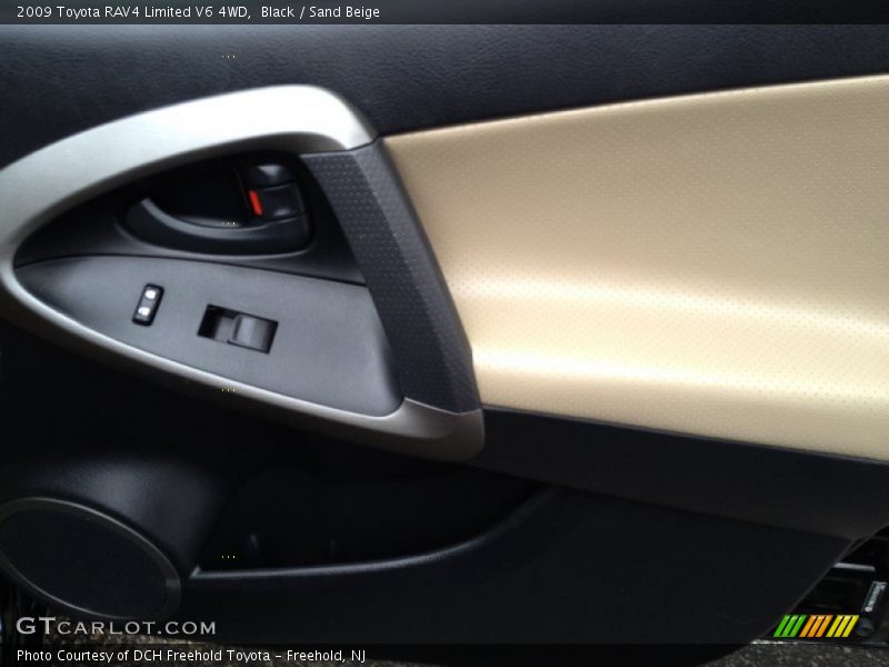 Black / Sand Beige 2009 Toyota RAV4 Limited V6 4WD