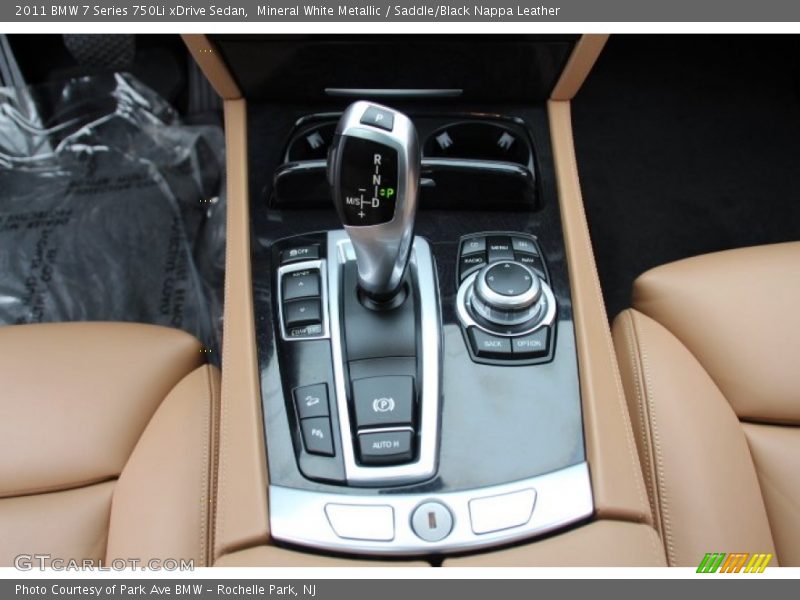 Mineral White Metallic / Saddle/Black Nappa Leather 2011 BMW 7 Series 750Li xDrive Sedan