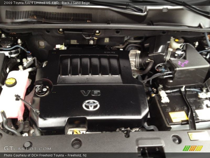 Black / Sand Beige 2009 Toyota RAV4 Limited V6 4WD