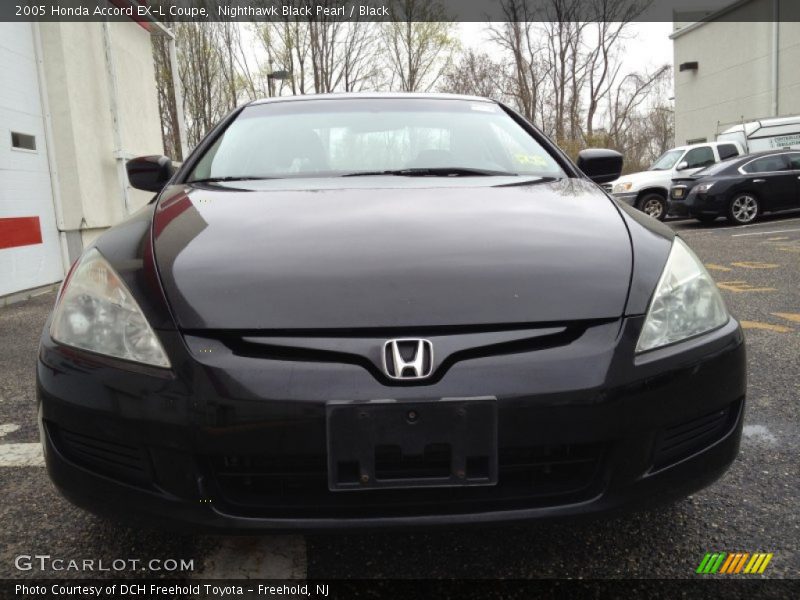 Nighthawk Black Pearl / Black 2005 Honda Accord EX-L Coupe