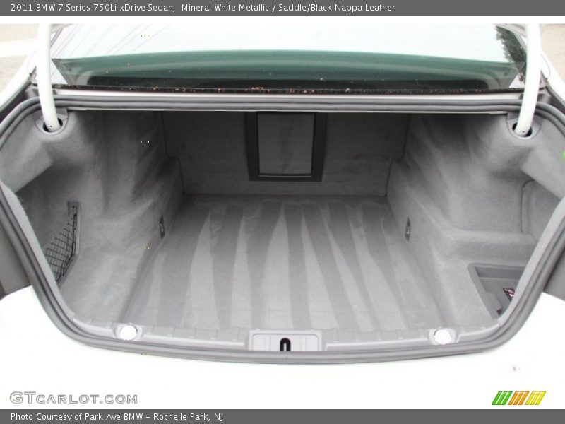 Mineral White Metallic / Saddle/Black Nappa Leather 2011 BMW 7 Series 750Li xDrive Sedan