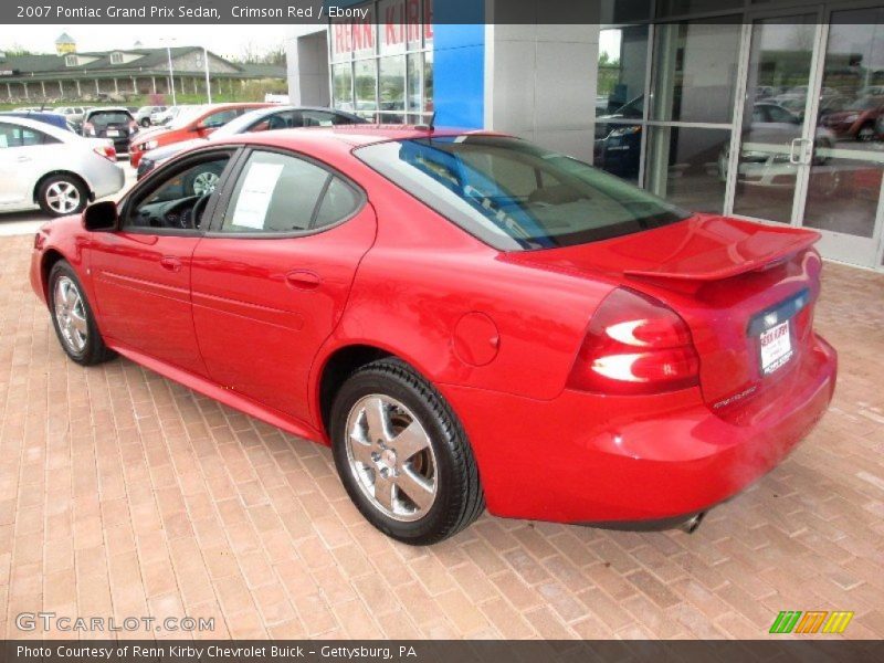 Crimson Red / Ebony 2007 Pontiac Grand Prix Sedan