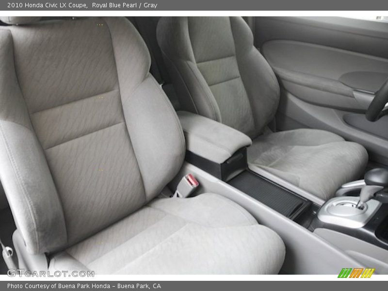 Royal Blue Pearl / Gray 2010 Honda Civic LX Coupe